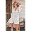 MALAWI WHITE MINI DRESS