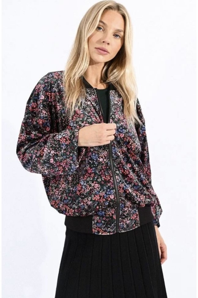 BOMBER ESTAMPADO FLORAL