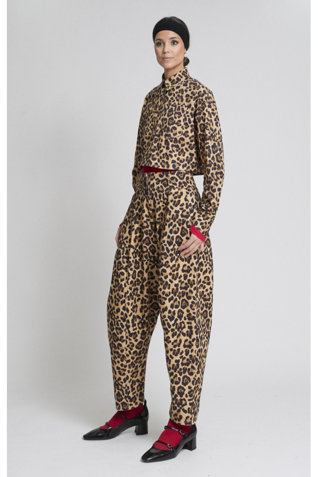 PANTALÓN BAGGY LEOPARDO